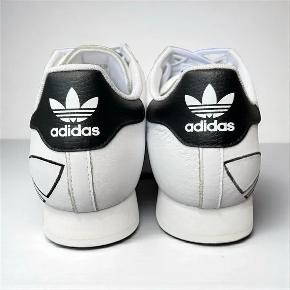 Adidas Originals Samoa Trefoil White & Black Sneakers – Men’s Size 12 - Picture 3 of 6